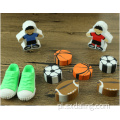 Nowość Kolorowe gumki do butów piłkarskich 3D
